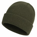 Gorro de Punto Unisex Verde Oliva