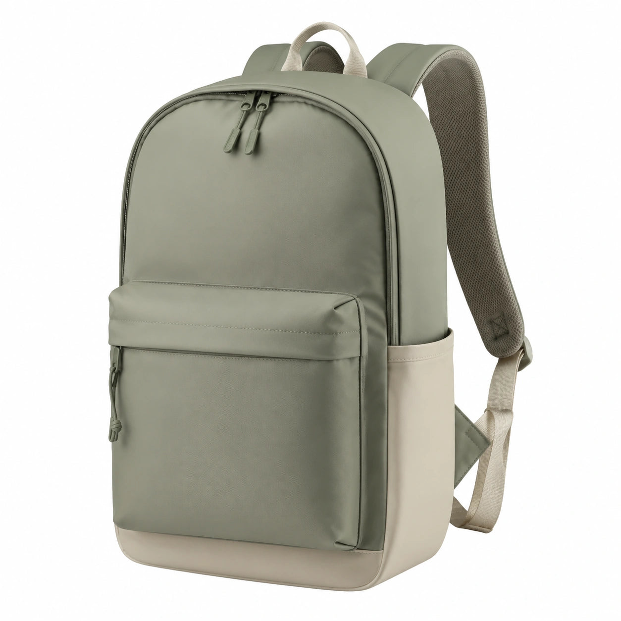 Mochila para portátil 30L 46x32x15cm verde/beige