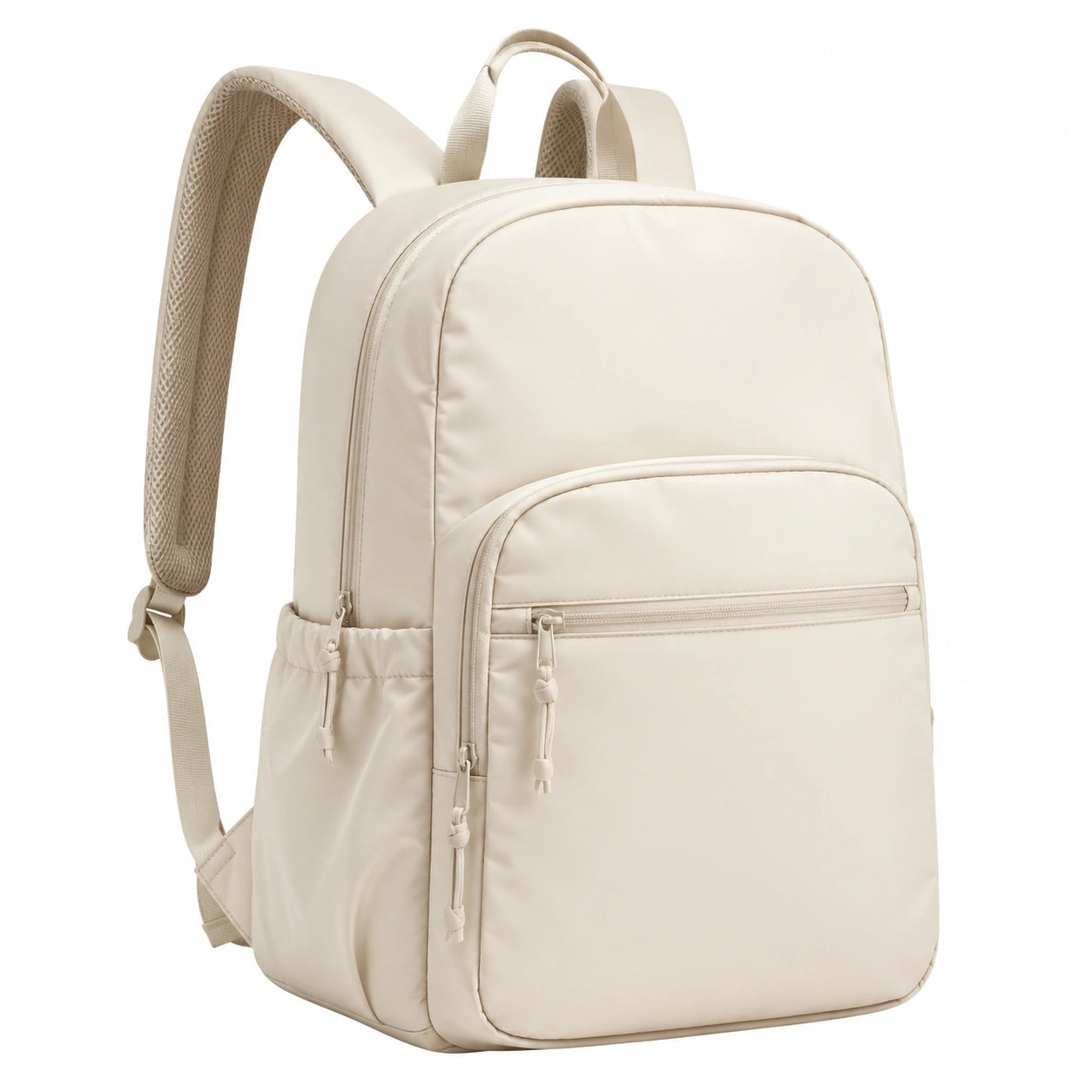 Mochila Beige Unisex para Escuela y Viajes 20L