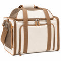 Bolso de Transporte para Mascotas Pequeñas Beige y Marrón