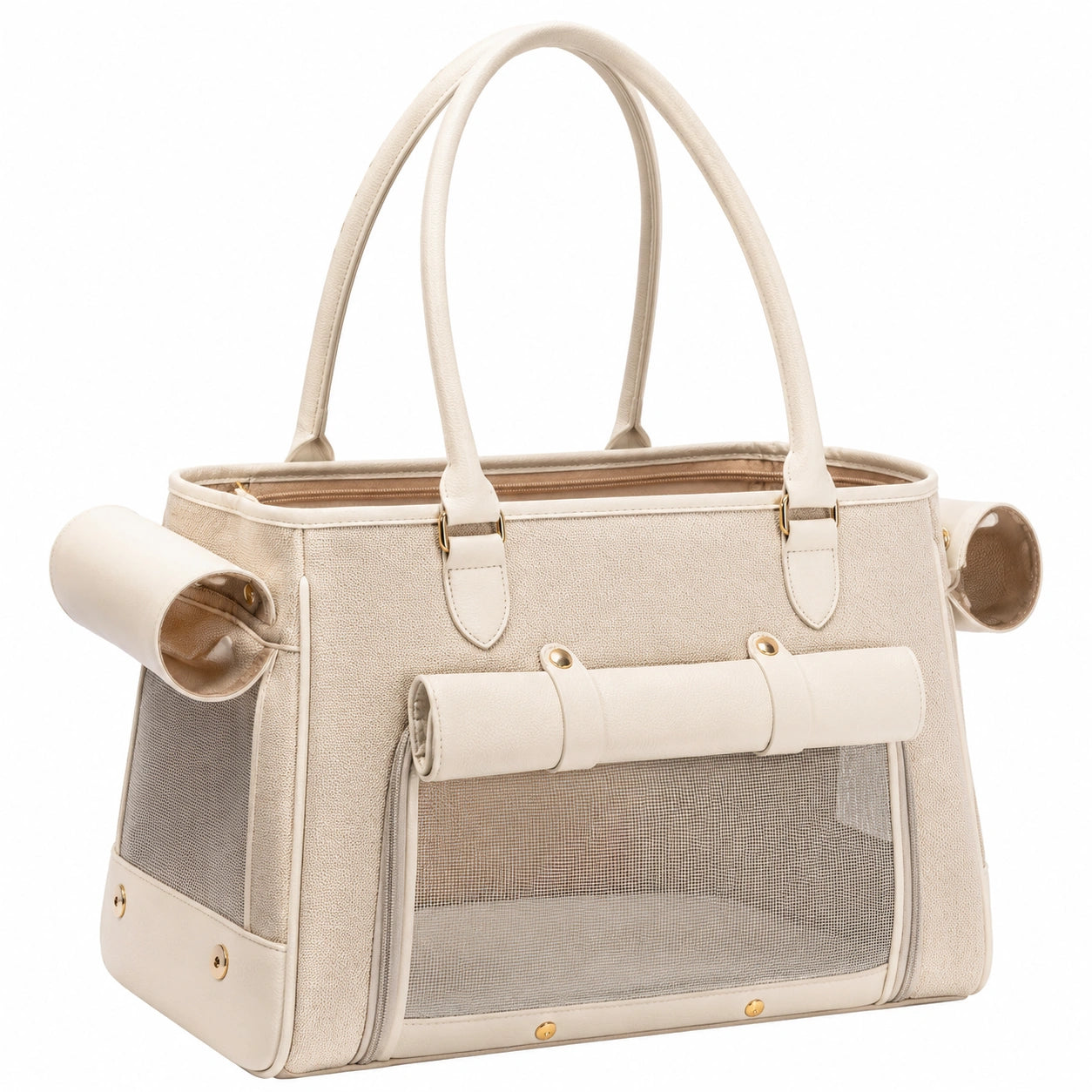 Bolso Transpirable para Mascotas Color Beige